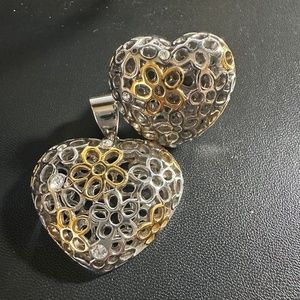 Stainless Steel Pendant and Ring Set